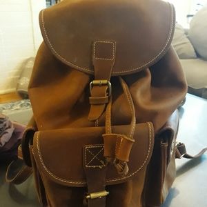 POLARE full grain leather backpack